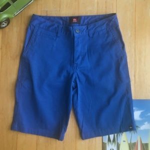 Quiksilver Shorts Boys Size 12 Royal Blue